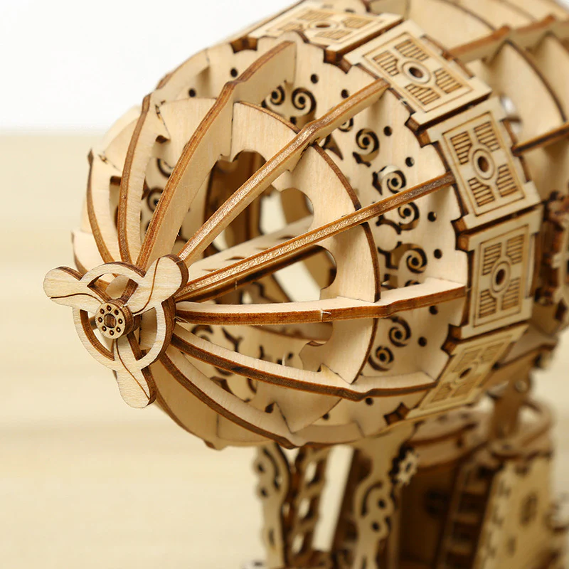 rokrgeek Airship Model 3D Wooden Puzzle - Image 3