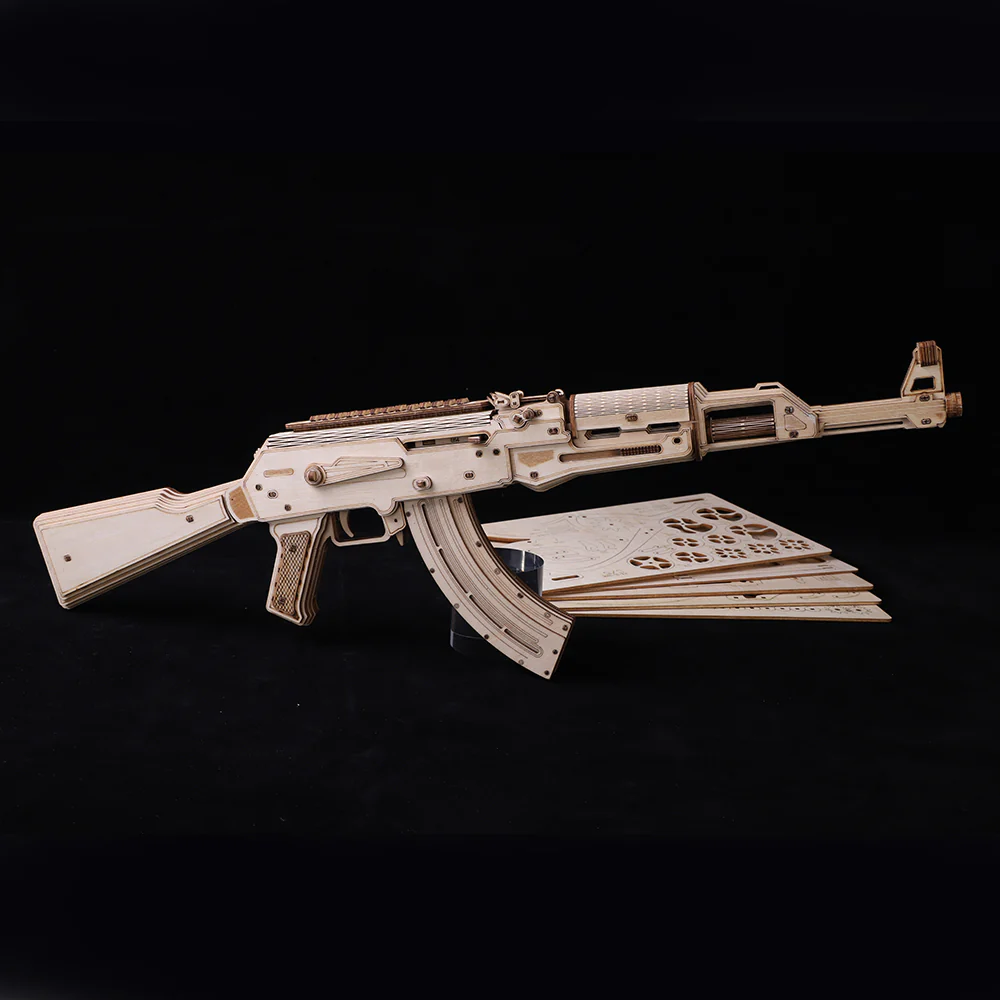 Rokrgeek AK Assault Step Wooden Gun Puzzle - Image 3