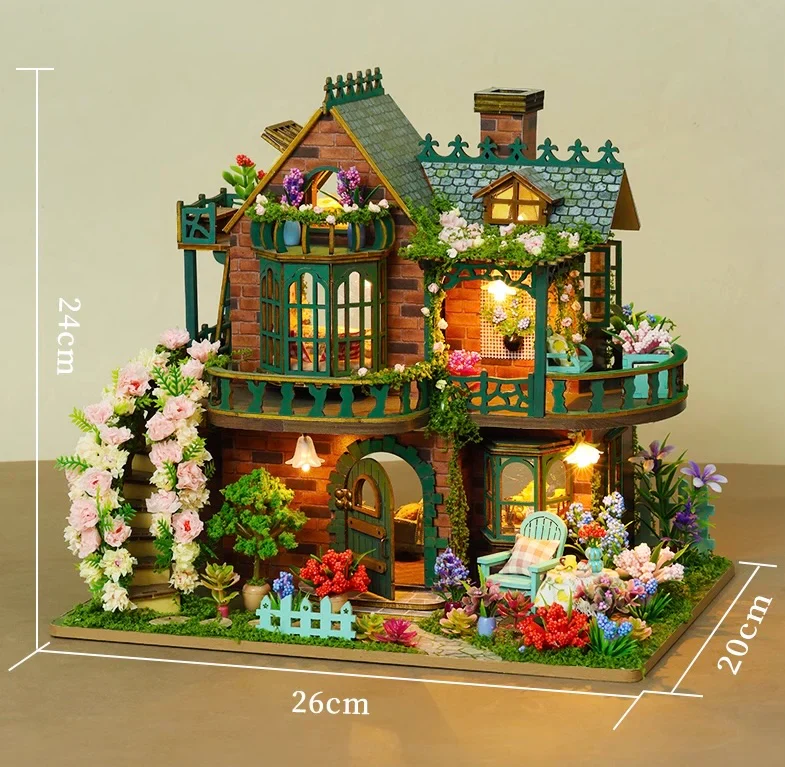 rokrgeek Fairy Garden DIY Miniature House - Image 3