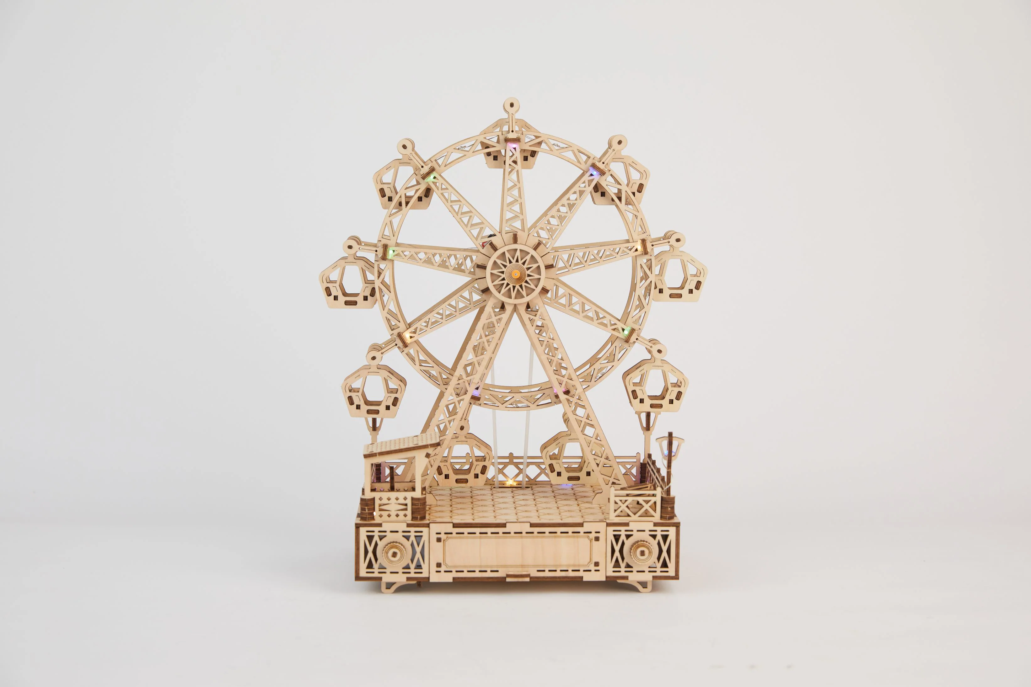 Rokrgeek Ferris Wheel 3D Wooden Puzzle Music Box