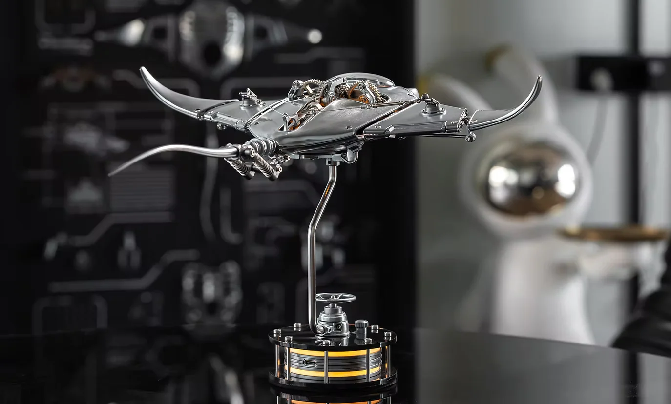 Rokrgeek Innovative Manta Ray Mechanical 3D Metal Model - Image 15