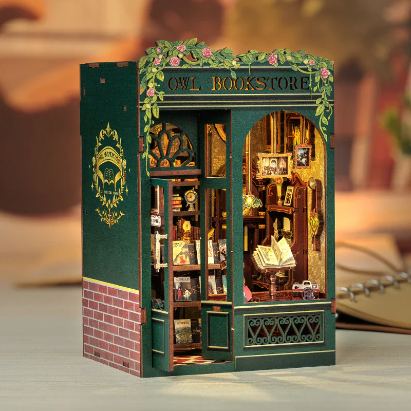Owl Bookstore DIY Book Nook Kit - Image 4