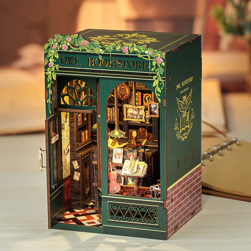 Owl Bookstore DIY Book Nook Kit - Image 5
