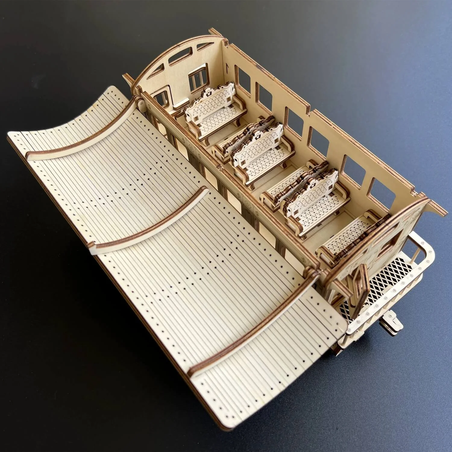 Rokrgeek Steam Express Train 3D Wooden Puzzle - Image 8