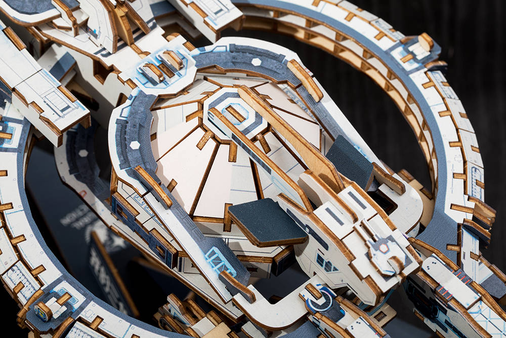 Rokrgeek 3. Body Problem Battleship 3d Wooden Puzzle - Image 4