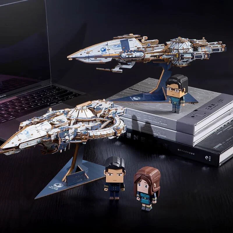 Rokrgeek 3. Body Problem Battleship 3d Wooden Puzzle - Image 6