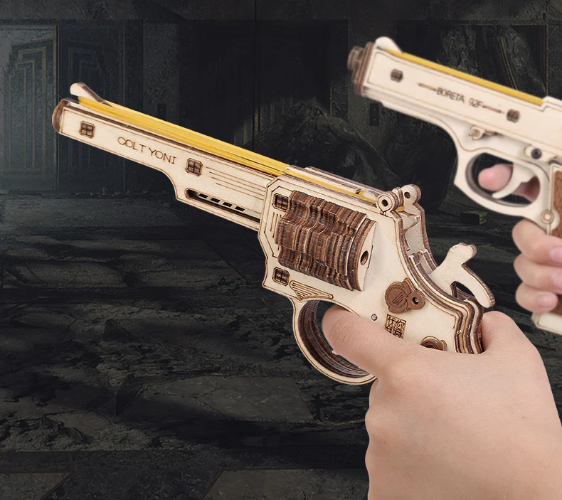 Rokrgeek 3D Small Arms Wooden Gun Model - Image 11