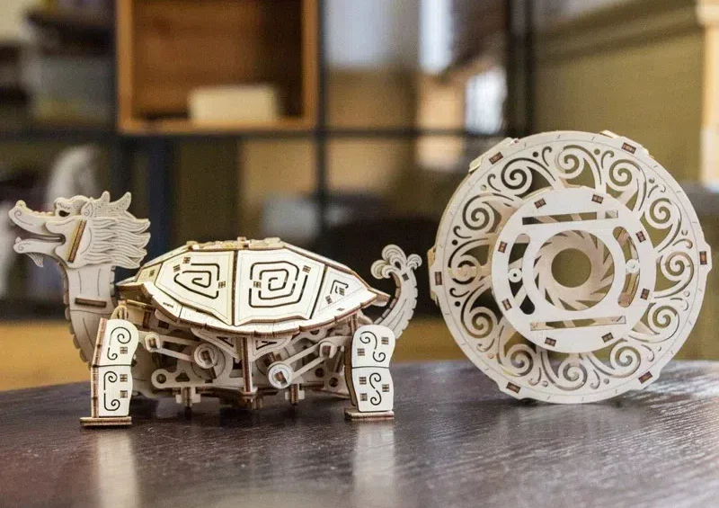 Rokrgeek Dragon Turtle 3D Wooden Puzzle - Image 2