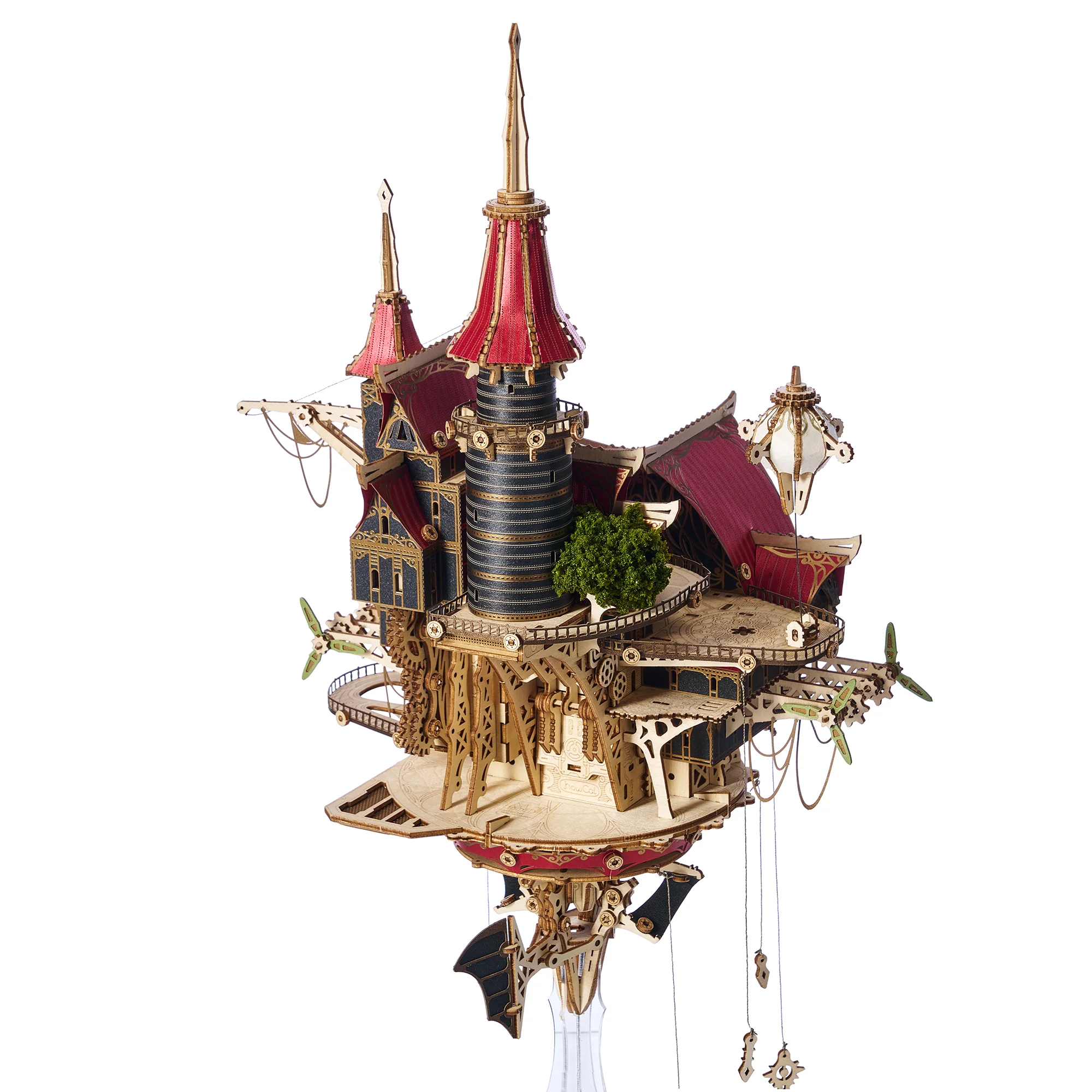 Rokrgeek Fantasy Steam Castle 3D Wooden Puzzle - Image 15