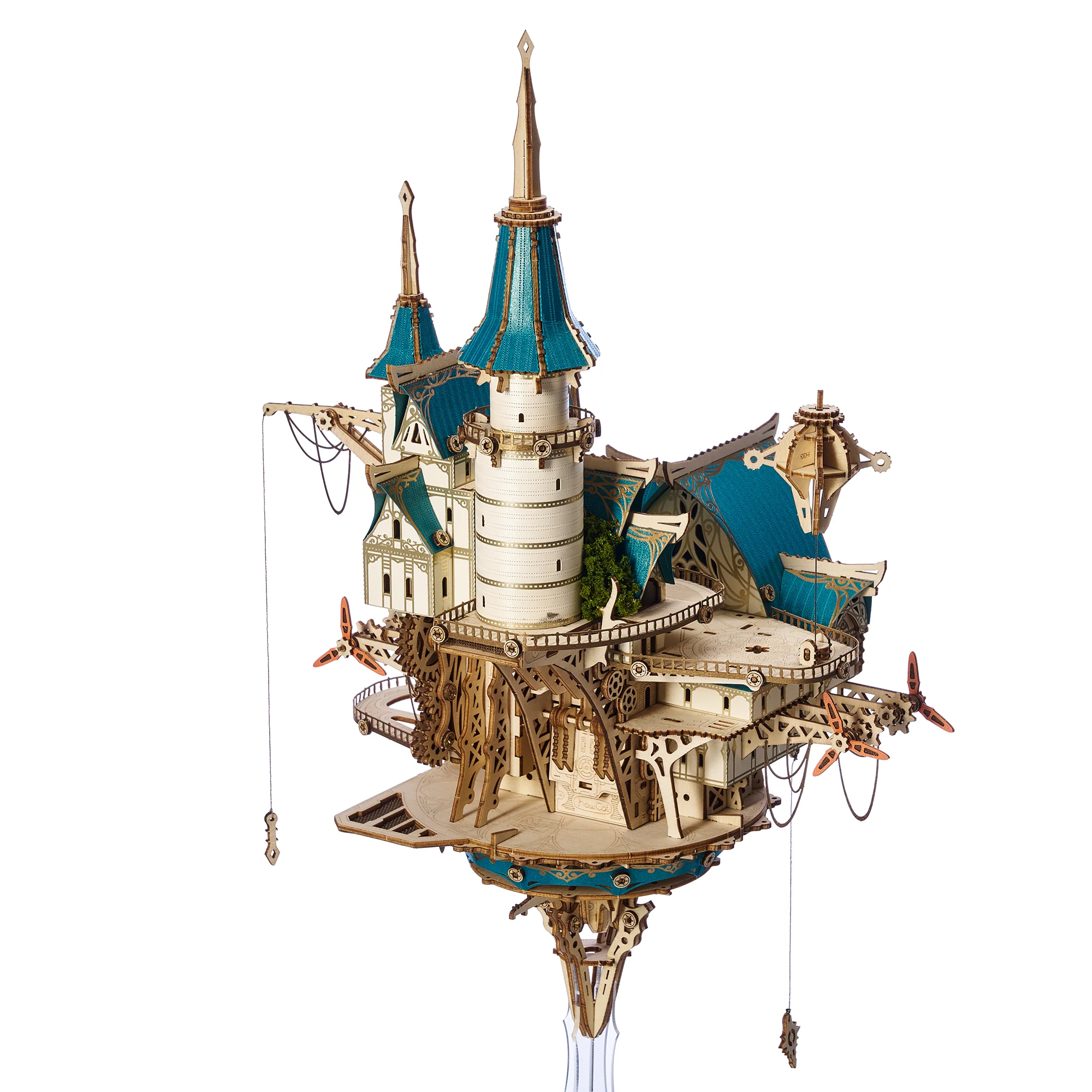 Rokrgeek Fantasy Steam Castle 3D Wooden Puzzle - Image 3