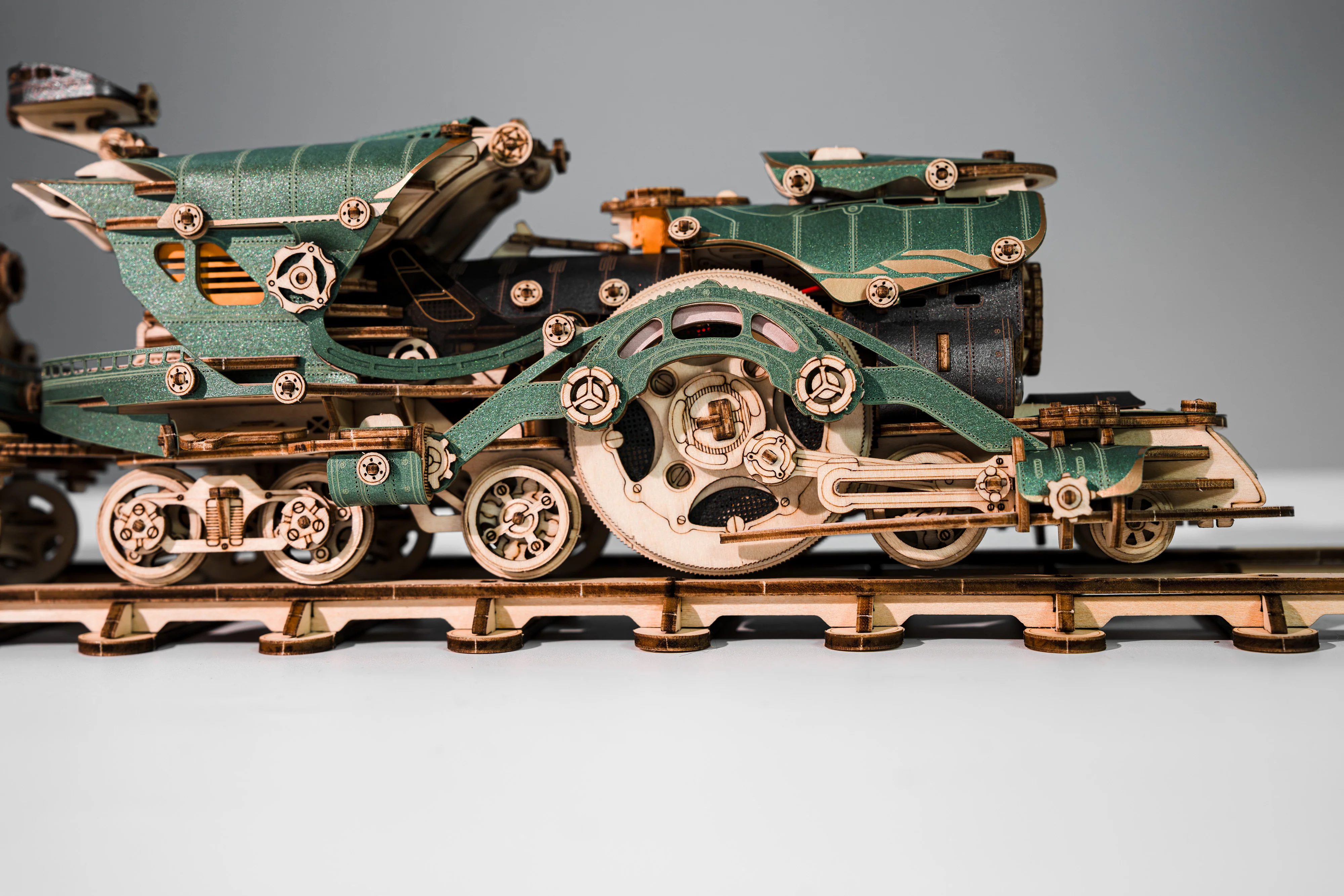 Rokrgeek Fantasy Steampunk Train 3D Wooden Puzzle - Image 6