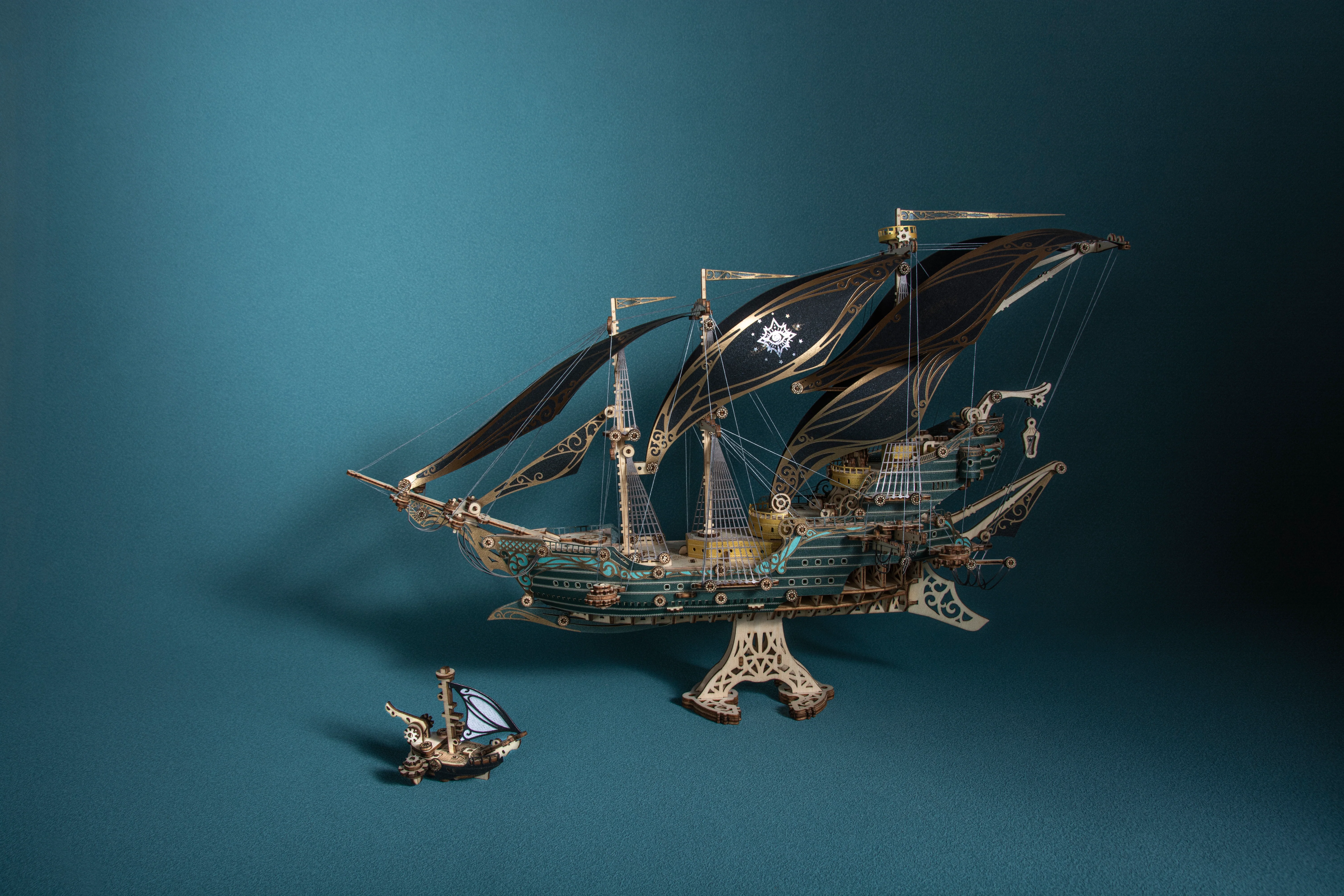 Rokrgeek Future Pirate Ship Wooden 3D Model - Image 10