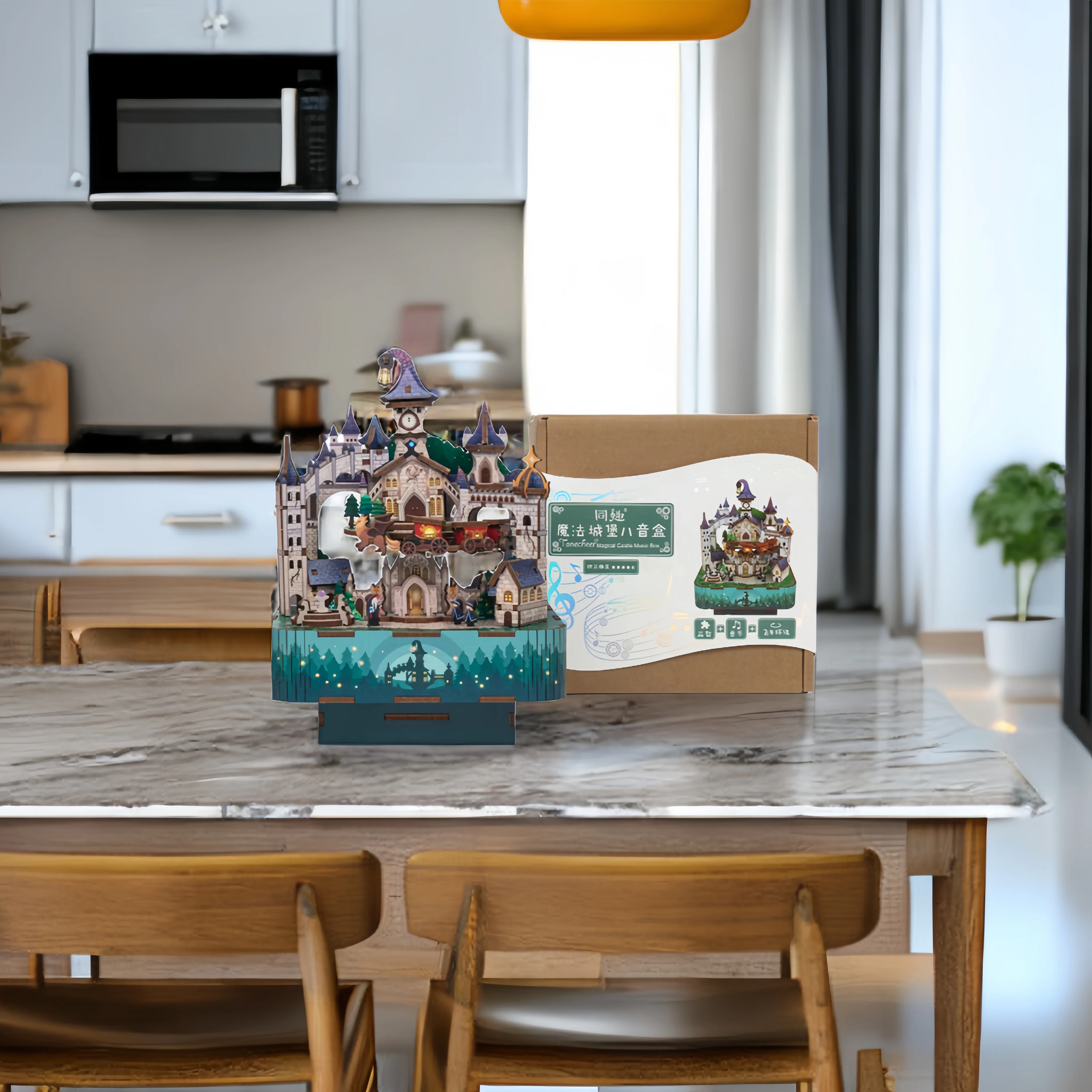 Rokrgeek Harry Potter Wizarding Castle Attic 3D Wooden Puzzle - Image 6
