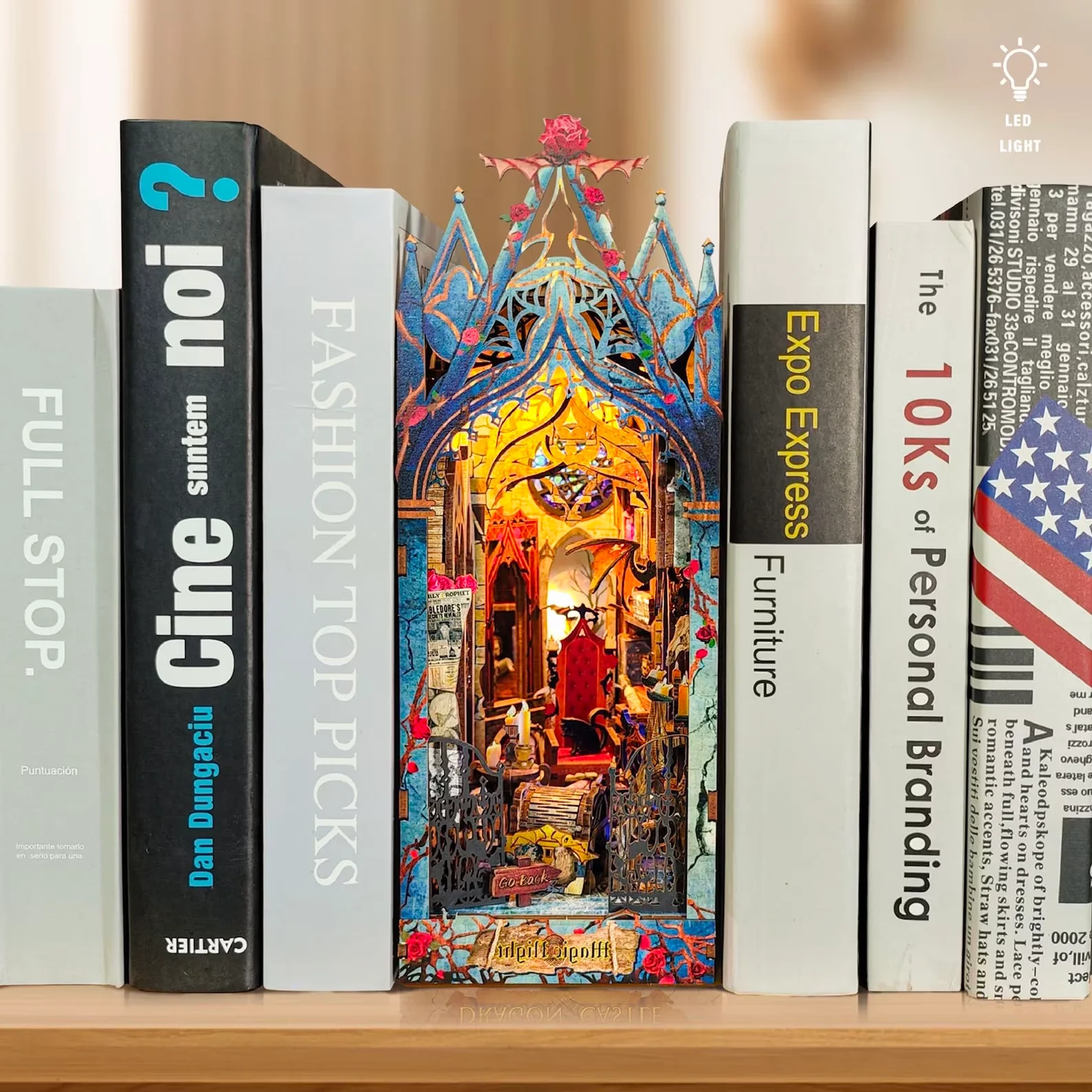 Rokrgeek Twilight Castle Book Nook - Image 4