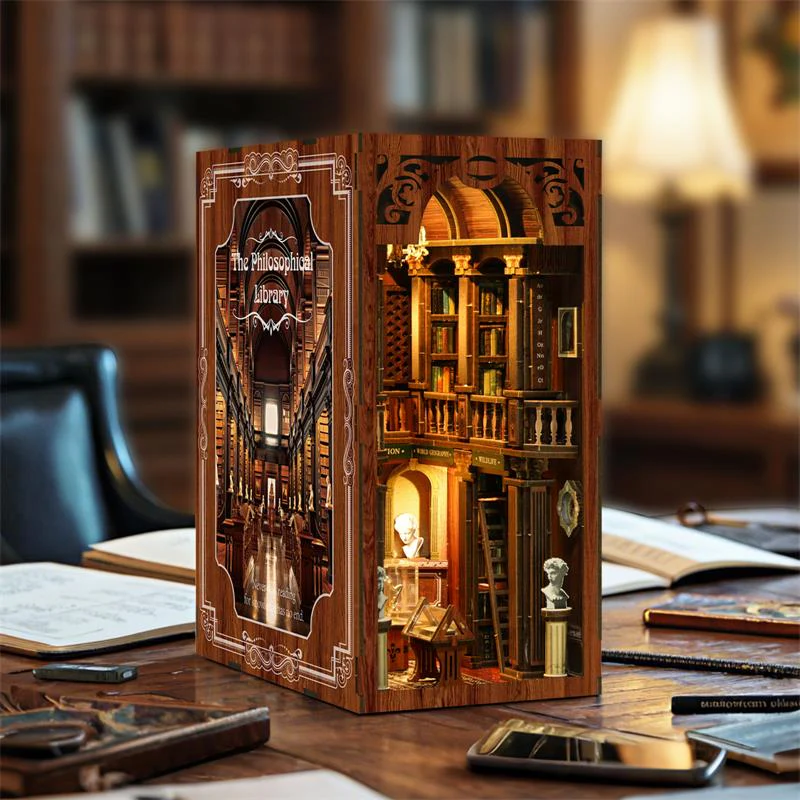 Rokrgeek Philosophical Library DIY Book Nook - Image 2