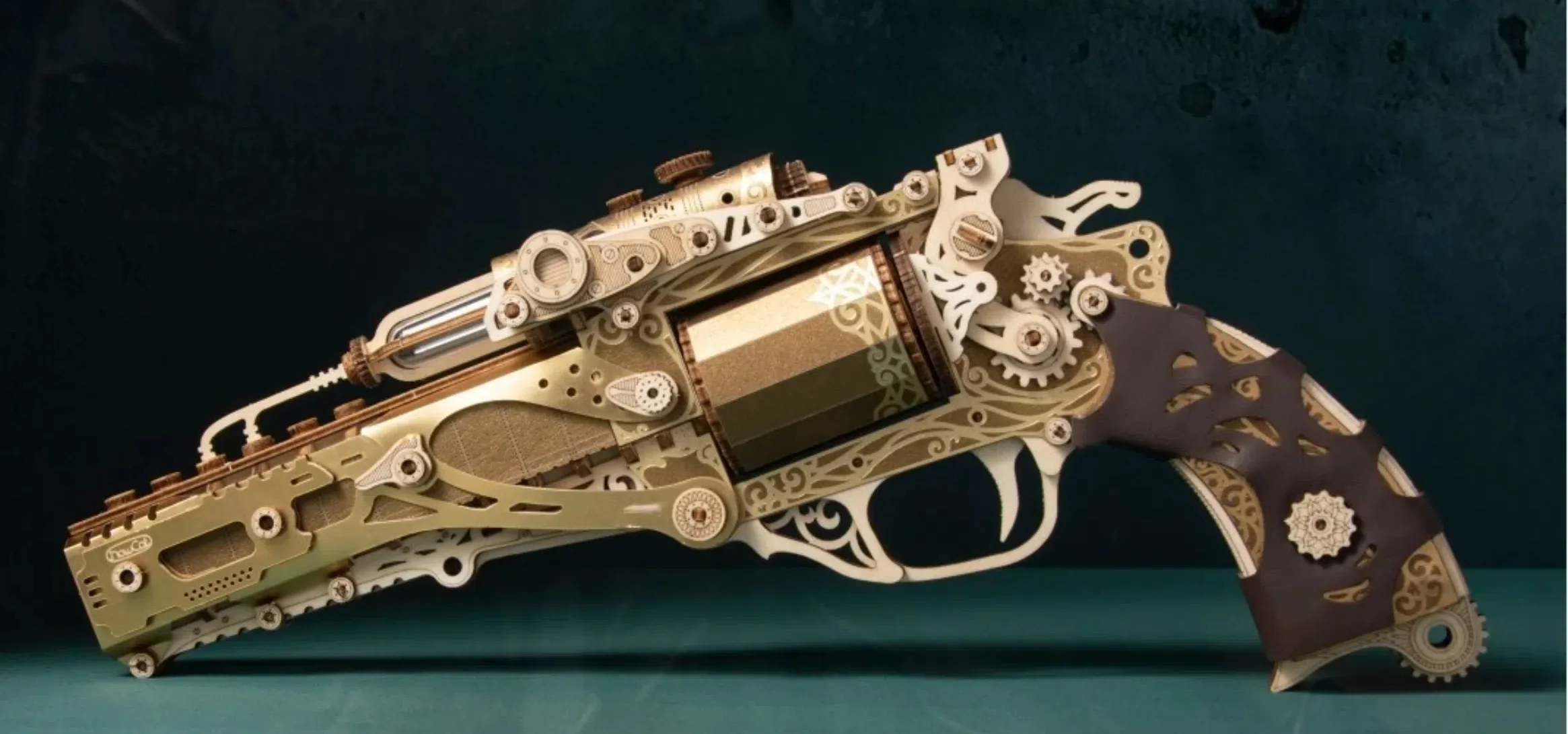 Rokrgeek Revolver Gun 3D Wooden Puzzle - Image 11