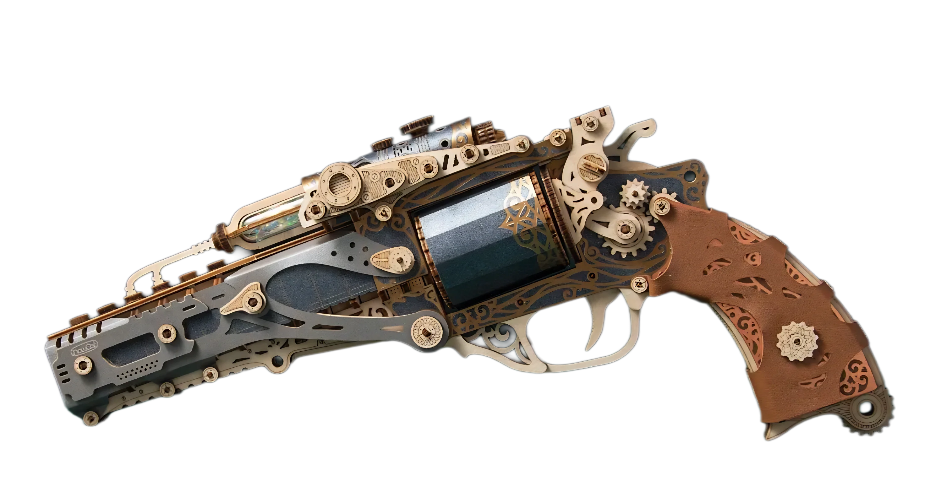 Rokrgeek Revolver Gun 3D Wooden Puzzle - Image 7