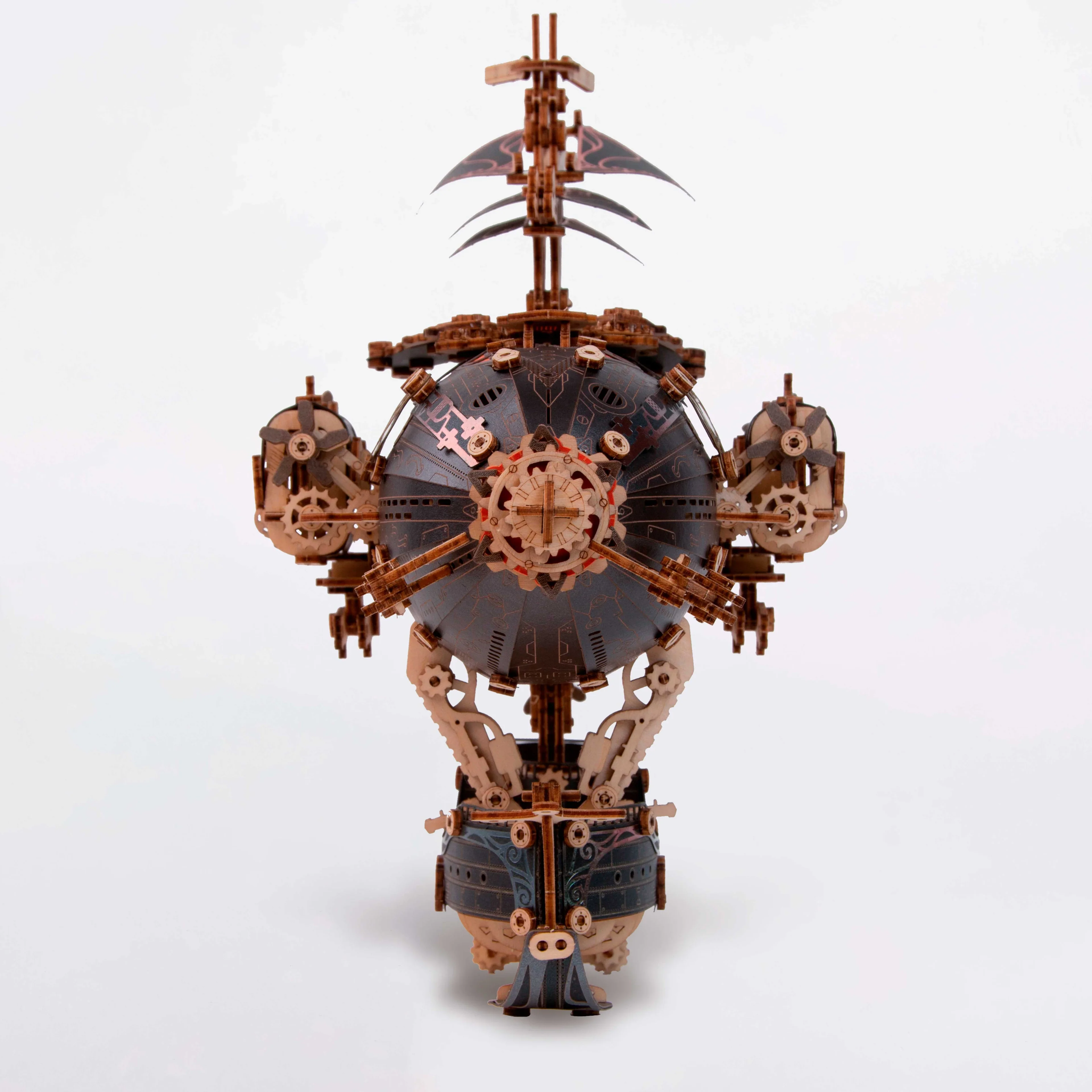 Rokrgeek Steampunk Airships 3D Wooden Puzzle - Image 3