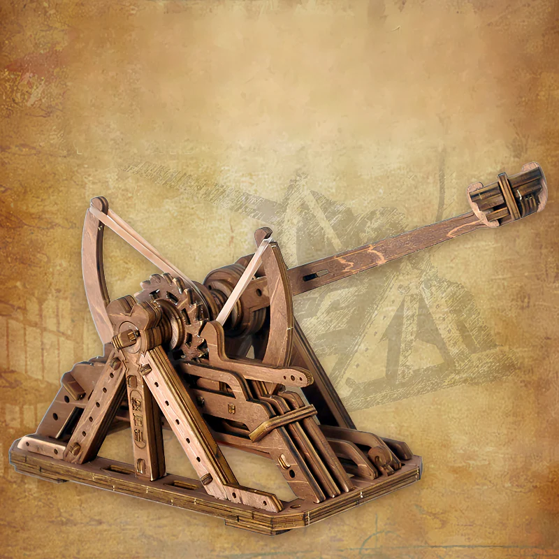 Rokrgeek Stone Thrower 3D Wooden Puzzle - Image 2