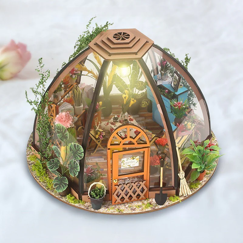 Rokrgeek Star Garden Cafe Miniature House DIY Kit - Image 3