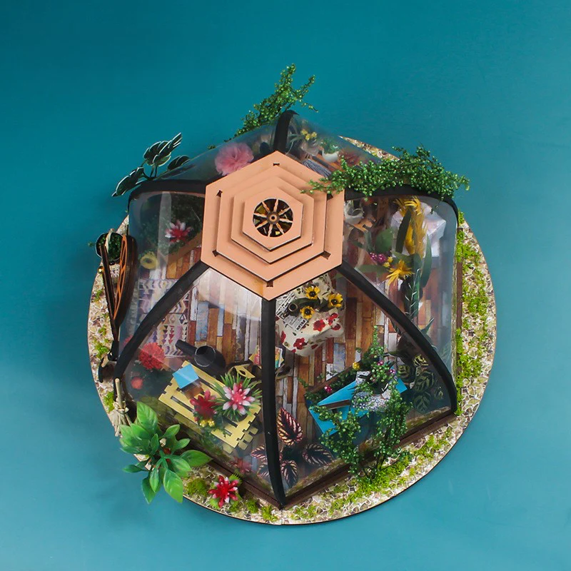Rokrgeek Star Garden Cafe Miniature House DIY Kit - Image 5