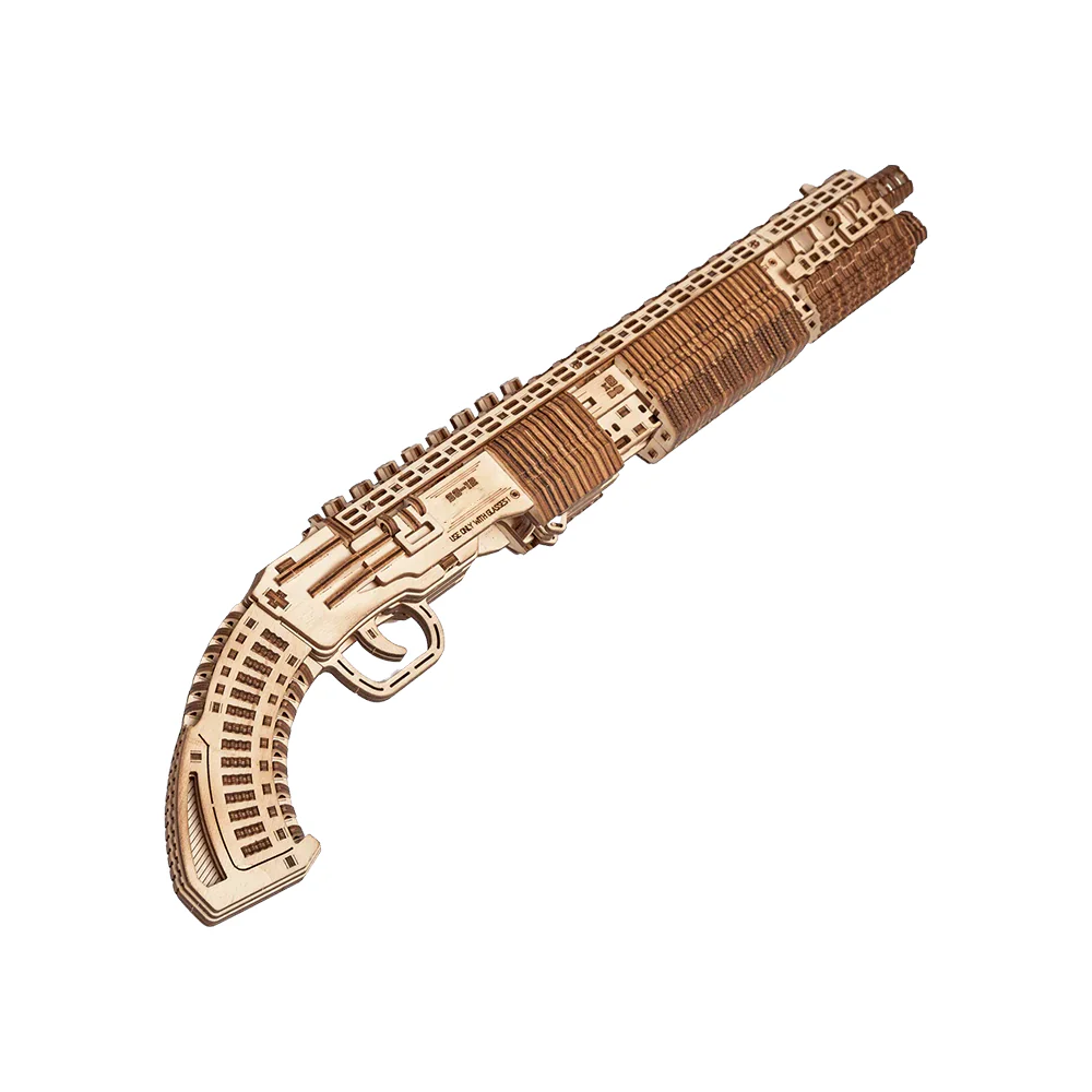 Rokrgeek Terminator Toy 3D Wooden Gun Puzzle