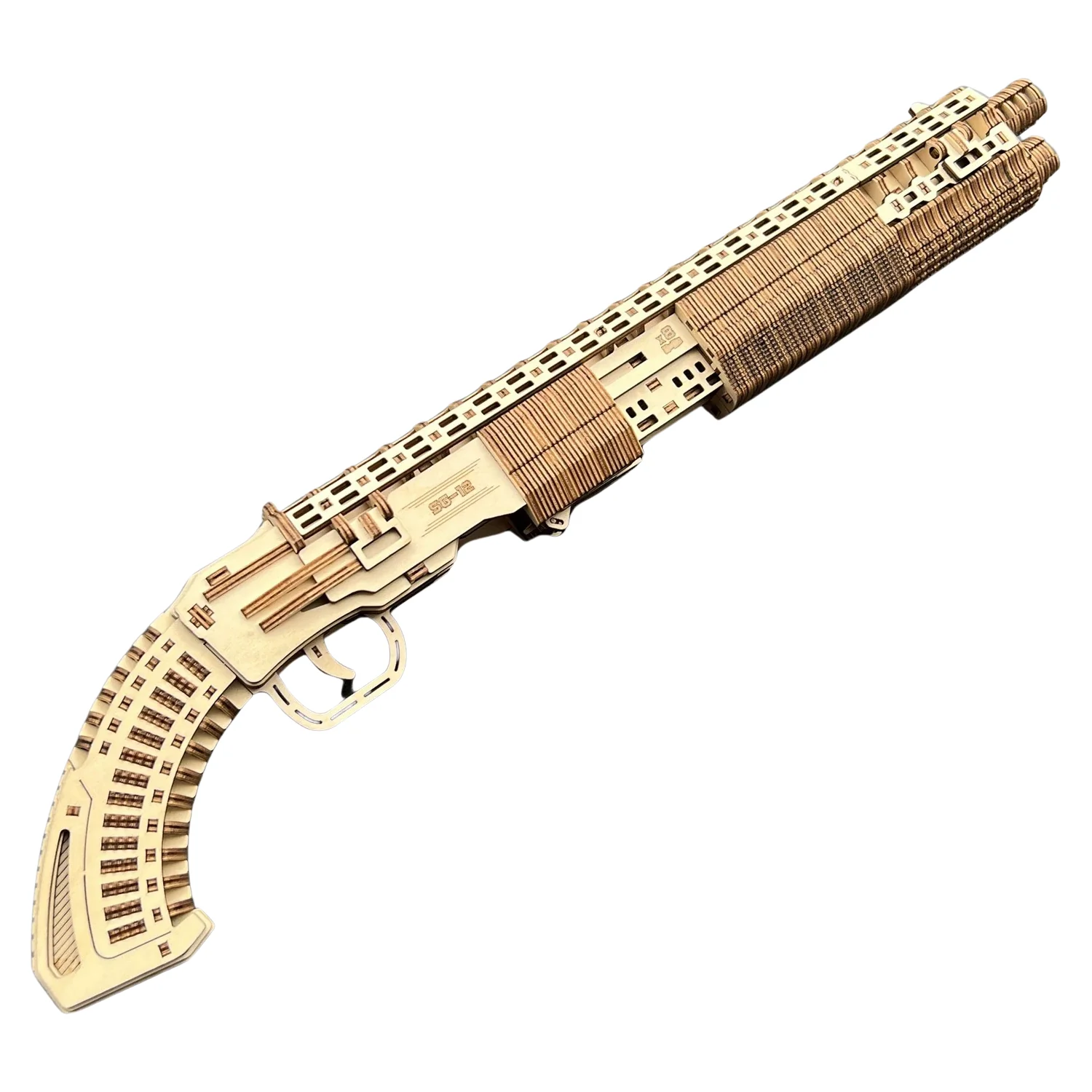 Rokrgeek Terminator Toy 3D Wooden Gun Puzzle - Image 2