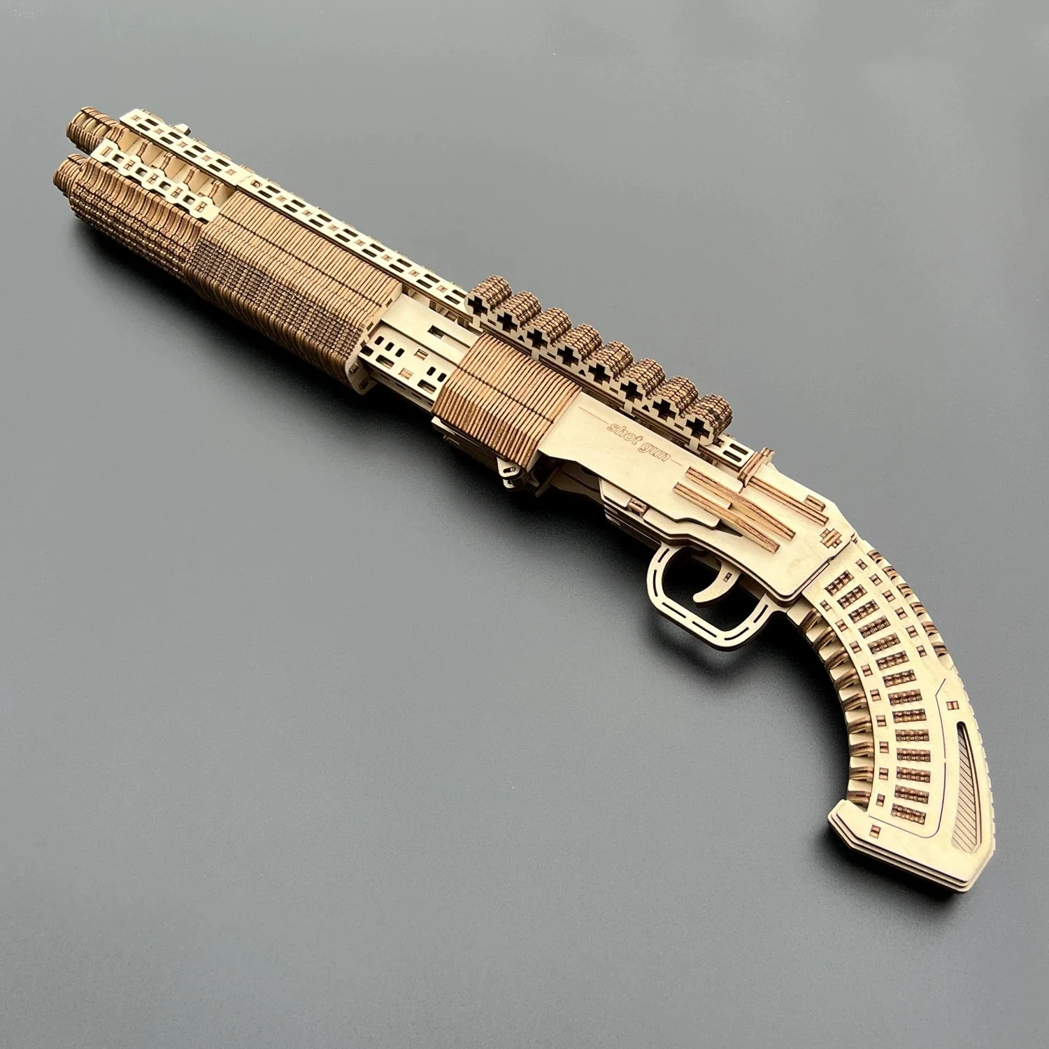 Rokrgeek Terminator Toy 3D Wooden Gun Puzzle - Image 3